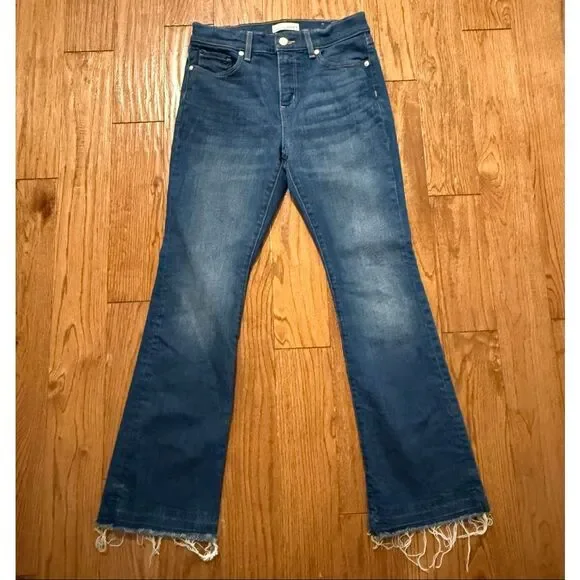 Loft the boot mid rise rolled down hem jean size 27/4 petite - Picture 3 of 12